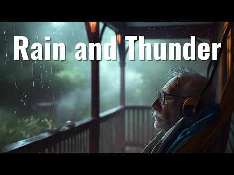 Nature's Symphony: Relaxing Rain, Thunder, and Ambient drone Sound at 296Hz