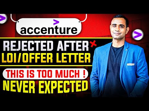 Accenture Rejected After Offer Letter/LOI | What should we do now ? | Know the Solution