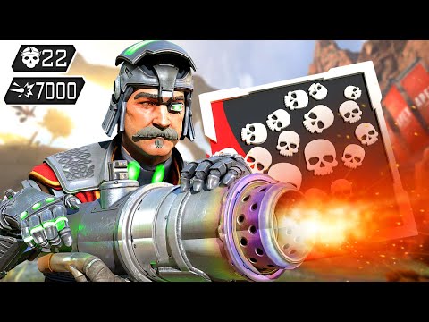 FUSE 22 KILLS AND 7000 DAMAGE IN INCREDIBLE GAME (Apex Legends Gameplay)