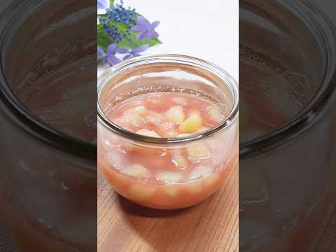 Peach syrup🍑Peach juice #drink recipe #peach syrup juice #shorts