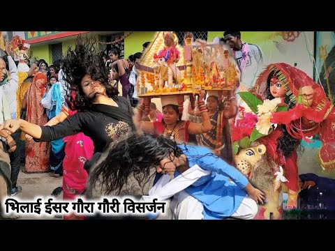 ईसर गौरा गौरी विसर्जन | Bhilai Isar Gaura Gauri Visarjan | Chhattisgarh | Vlogs Rahul