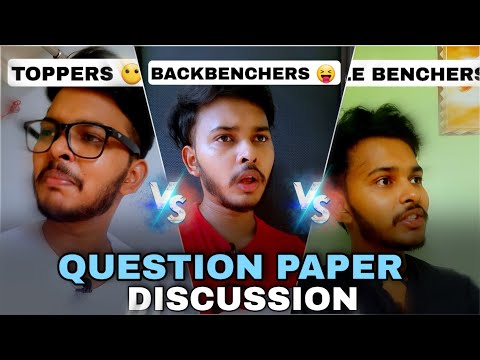 After Exam Discussion 📖😰 | Topper Vs Backbencher(part 8)😬😹 #shorts #funny #comedy #cbse #memes