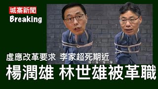 城寨新聞 III 5/12/2024: 突然宣布文體旅局長楊潤雄運輸物流局長林世雄被革職 兩人為李家超改革不力借人頭一用 林世雄北環線推動不力指阻礙北都計劃 楊潤雄文創發展藍圖及啟德體育園掉以輕心