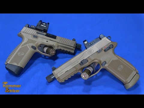 FNX-45 Tactical vs FN 545 Tactical - Old Versus New 45 ACP Comparison Review