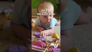 Easy Sensory Baby Activity: Hula Hoop Exploration Introducing sensory activities to your baby can si