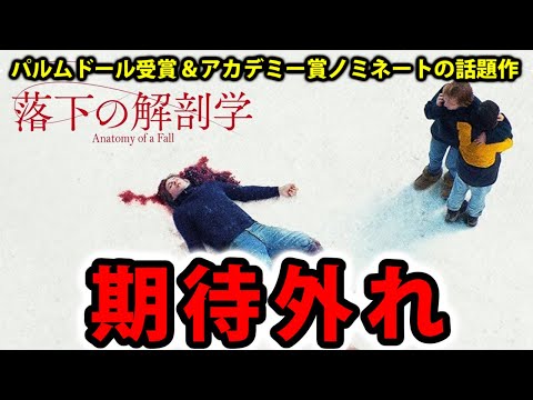 【落下の解剖学】少し期待外れ。アカデミー賞とかパルムドール賞で期待しすぎた【映画レビュー／ネタバレなし】