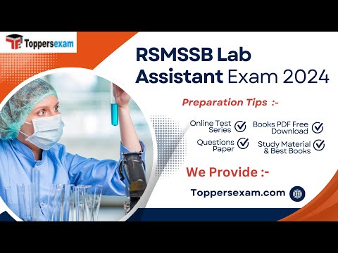 RSMSSB LAB ASSISTANT (SCIENCE) Free Mock Practice 2024, Update Syllabus, Book in PDF