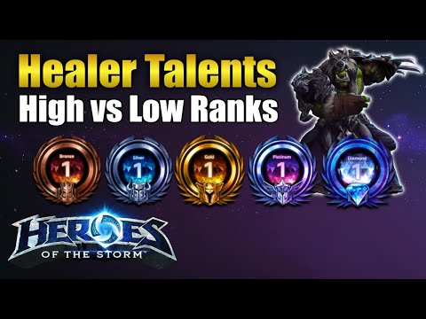 Are there talent differences in low and high ranks? Healer Edition