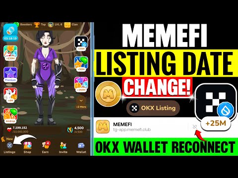 Memefi OKX Wallet Reconnect Problem Solved | Memefi Listing on OKX | Memefi Airdrop