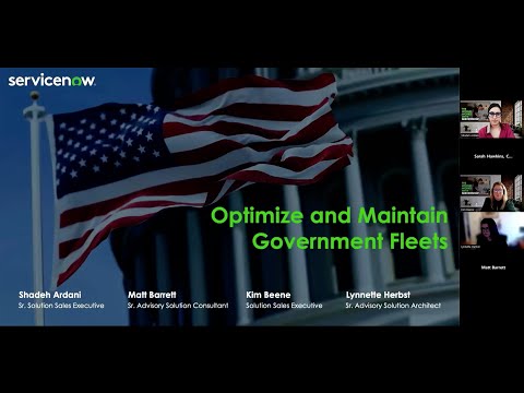 ServiceNow Federal Tech Talk: Optimize and Maintain Government Fleets