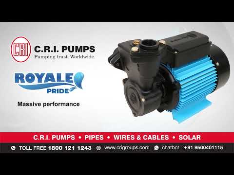 C.R.I. Mini Self Priming Pumpset - Royale Pride - Massive Performance