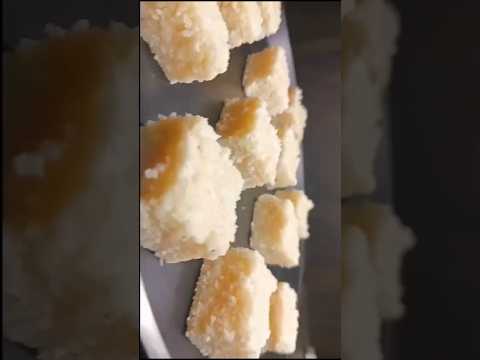 Fresh coconut burfi #shortvideo #food #cooking