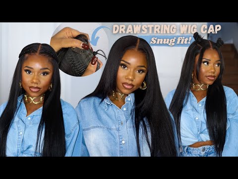 "CYBER MONDAY SALES!* Discounts Endless! Fits EVERY Head Size Drawstring Yaki Wig! FT.Nadula Hair