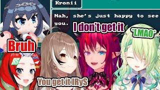 CouncilRyS Girls' Reaction to Kronii's Joke in CouncilRyS RPG