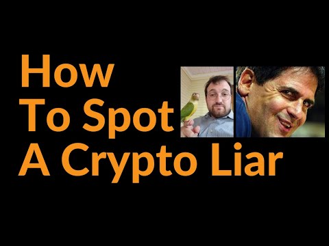 How To Spot A Crypto Liar (Mark Cuban, Charles Hoskinson)