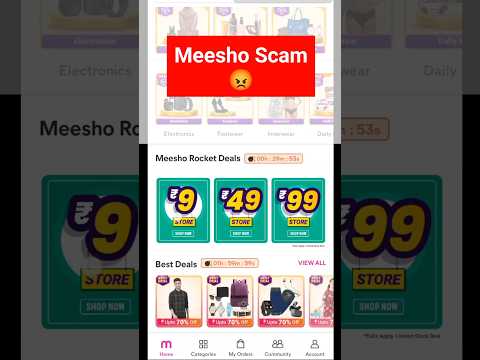 Meesho Scam 😡 || meesho scams || meesho 9rs sale || #trending #meeshofraud