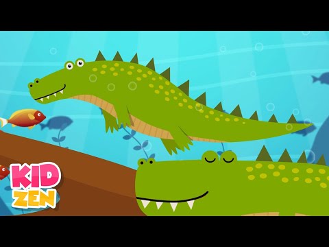 Relaxing Music for Kids: Underwater Residents 🐊 12 Hours of Cute Sleeping Video for Babies