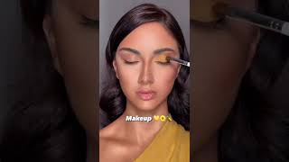 Makeup 💛🌻#makeup #makeuptutorial #maquiagem #maquiagembrasil