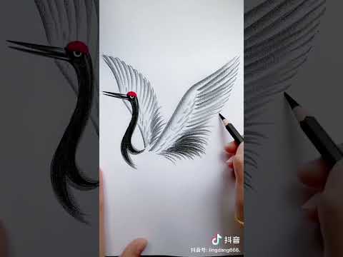 Bird sketching art #ytshorts #shot #art #sketch