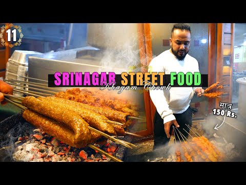 IMRAN BARBECUE - 47-Year Old TUJJ Kabab MASTER of Old Srinagar | Kashmir Street Food 🇮🇳