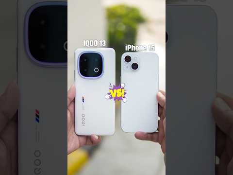 IQOO 13 vs iPhone 15 Camera Comparison 📸 #shorts #iqoo13 #iphone15