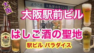 【大阪駅前ビルめし】昼呑みでハシゴ酒