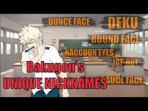 Bakugou and His “Unique” Nicknames