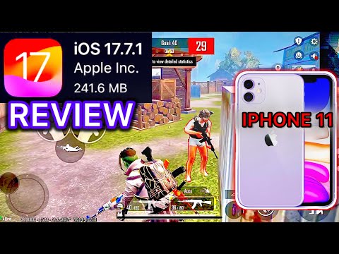 Ios 17.7.1 gaming review ( BGMI )