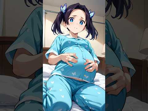 Pregnant Aoi #DemonSlayer#Nendoloid#Stop motion#inosuke hashibira#aoi kanzaki