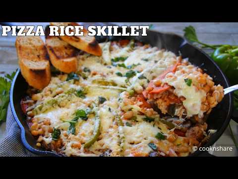 Less Mess Pizza Rice Skillet: One Pan, Endless Flavor!