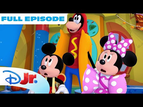 Mickey Mouse Funhouse Halloween Full Episode 👻 | Funhouse-made Costumes| @disneyjr​