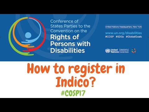 How can I register for COSP17 on Indico?