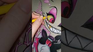 Let's Draw Angel Dust-Hazbin Hotel  #hazbinhotel #helluvaboss #angeldust #angeldusthazbinhotel