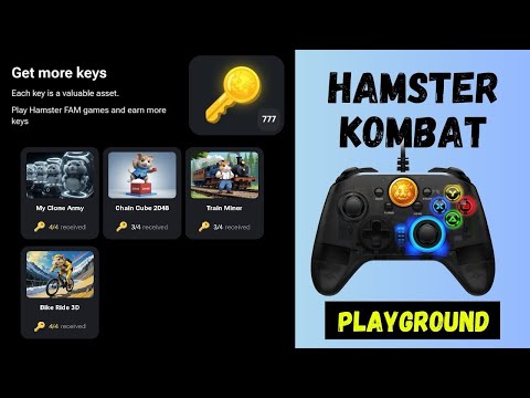 (NEW UPDATE‼️) Hamster Kombat New Playground Games - How to Play them