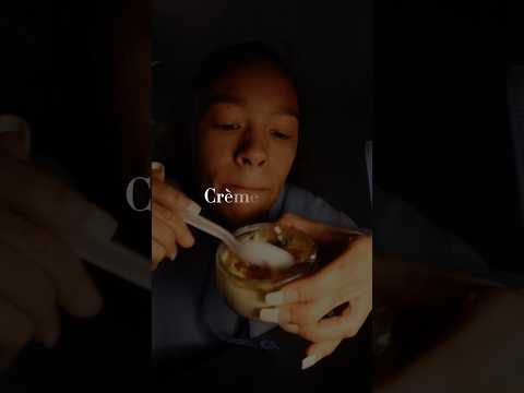 Trying Crème Brulee - watch now on my channel!!