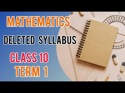 Maths deleted syllabus class 10 term 1 #cbse #maths #shorts #books #RD