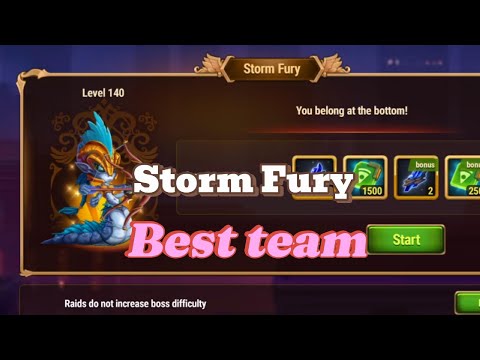 Storm Fury  Best Team Hero Wars Dominion Era