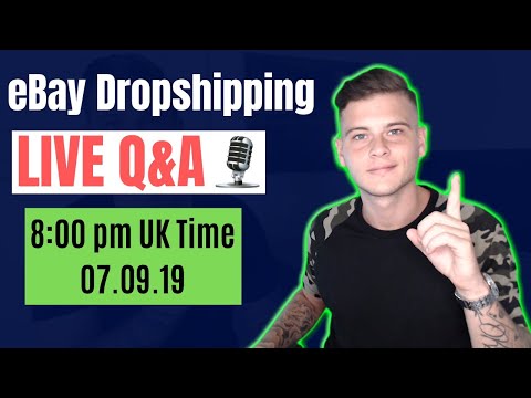 eBay Dropshipping, How To Dropship On eBay LIVE Q&A 🔴