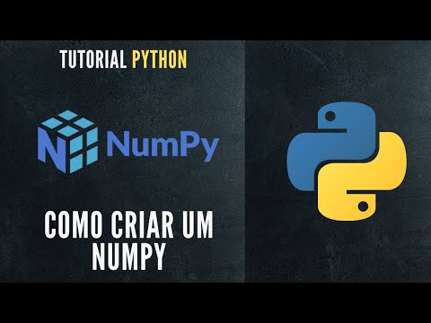 Python Numpy Tutorial | Criar Arrays com o Numpy