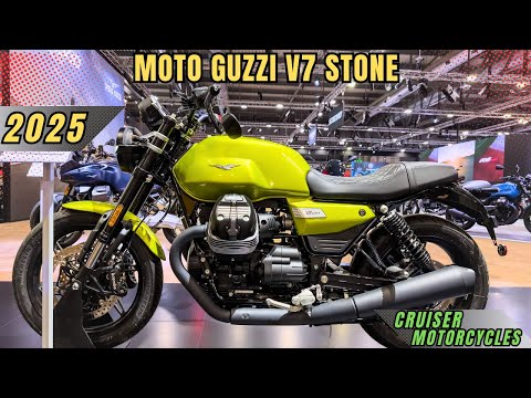 2025 Moto Guzzi V7 Stone: Best New Italian Engineering and Classic Motorcycle Design!