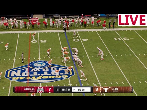 🔴LIVE 🔴Ohio State Buckeyes vs Texas Longhorns/ Classic Cotton Bowl  / NCAA College Football