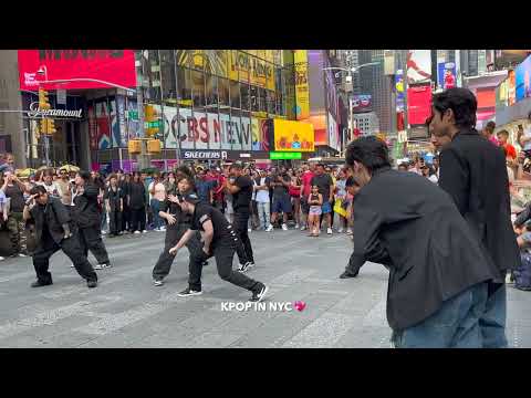 NEWBEAT x I LOVE DANCE: Standing Next to You dance cover NY Times Square 뉴욕 타임스퀘어 2024.08.11