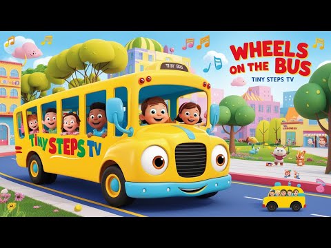 Wheels on the Bus | Nursery Rhymes & Kids Songs 🚍🎶