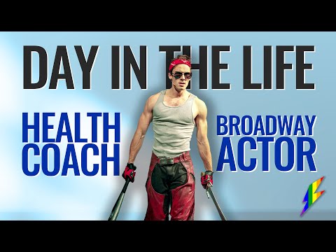 A (quarantine) DAY IN THE LIFE of a Broadway Actor & Health Coach | SAM LEICHT