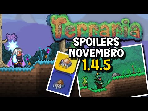 NOVOS SPOILERS DE NOVEMBRO DA ATT 1.4.5 DO TERRARIA!