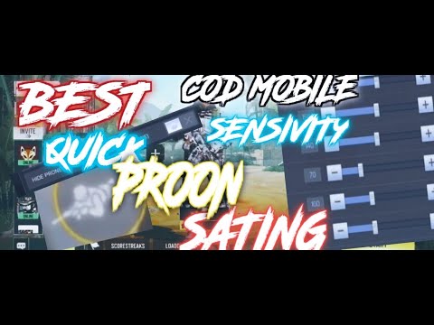 😲😲COD MOBILE BEST SENSITIVITY SATING | AND HIW TO QUICK PROON ON COD MOBILE?..