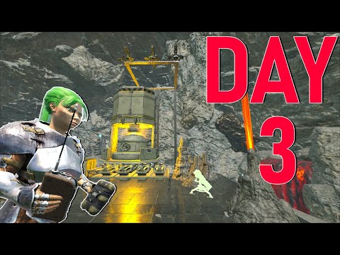 DUO Raiding Early Into Wipe! Lava Cave Progression | Ark PvP