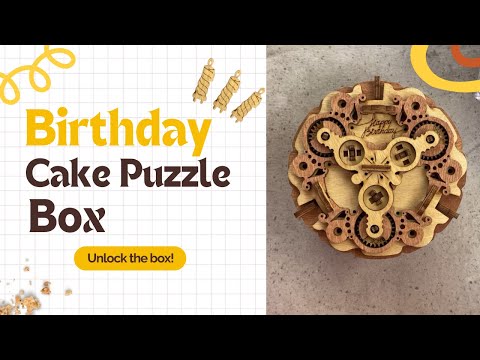 Release the candles from the Birthday Cake to open the puzzle box.