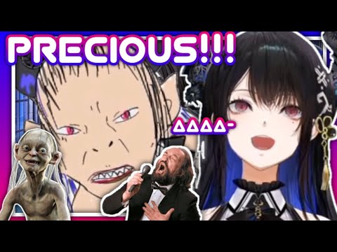 Nerissa's Gollum Impression(and her opera yawning)||Nerissa Ravencroft||HoloEN/ENVtuber