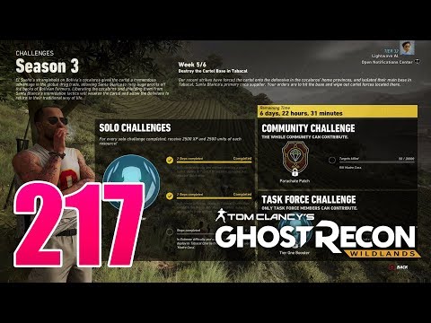 Ghost Recon Wildlands Ep 217 - S03W05 Solo Challenge 2 - "Inside Job" mission EXTREME no dying 100m+